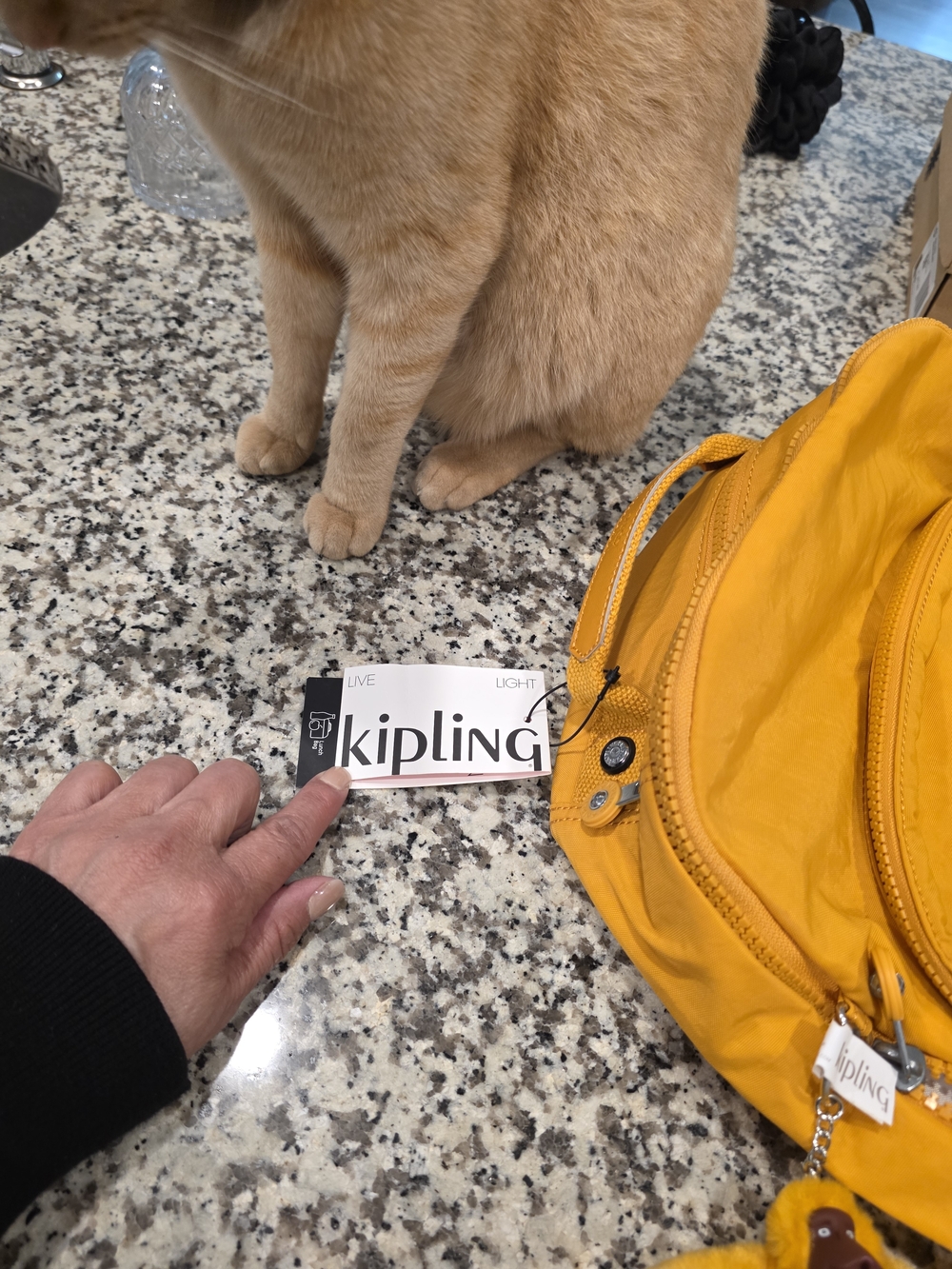 Kipling Vibrant Yellow Crossbody Bag